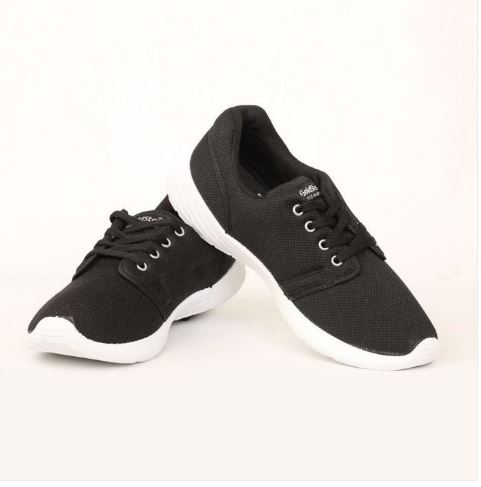 Goldstar Classic Black Shoes For Men GSG-102